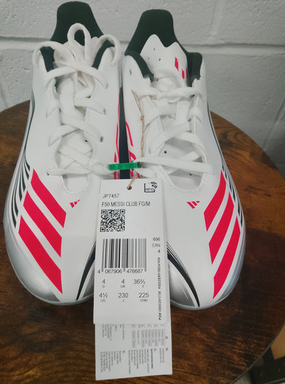 Adidas F50 Messi Club FG/M Football Boots Size 4