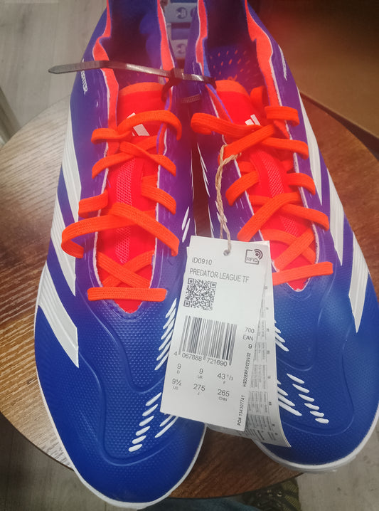 Adidas Predator League Turf Football Boots size 9