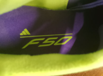 Adidas F50 TF Purple Rush League Football Boots Size 7