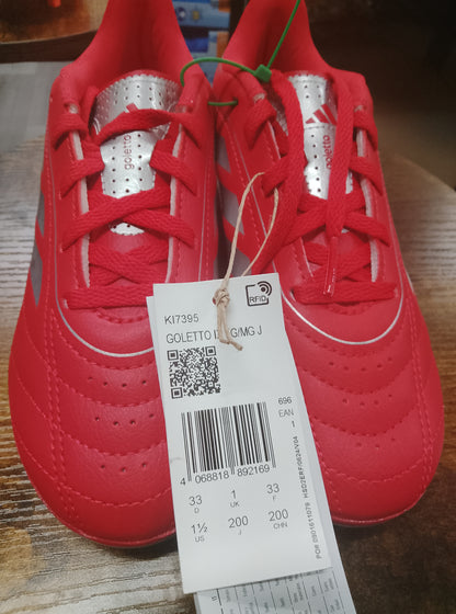 Adidas goletto IX FG/MG Football Boots Size 1