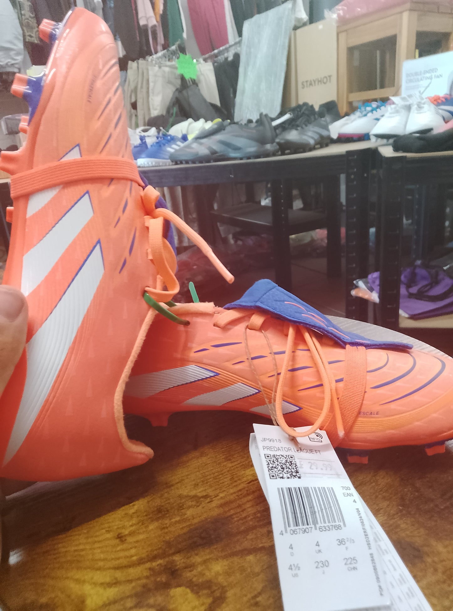 Adidas Predator League FT Football Boots Size 4