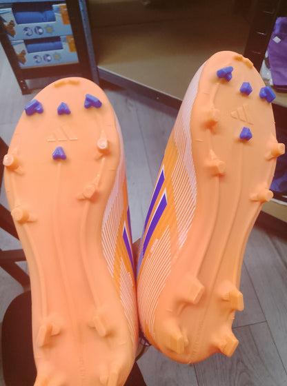 Adidas Kids F50 League Laceless FG/MG Football Boots Size 1