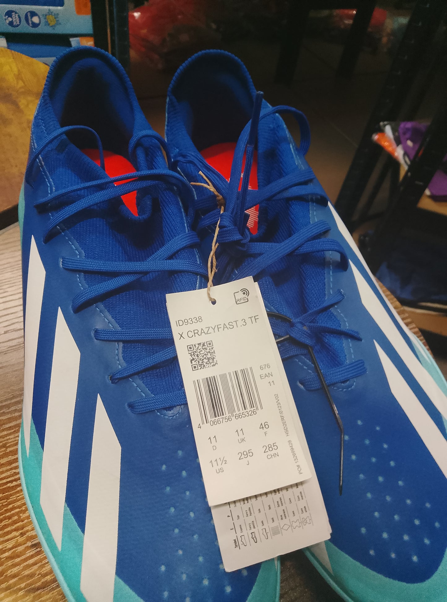Adidas CrazyFast Turf Football Boots Size 11
