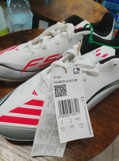 Adidas F50 Messi Club FG/M Size 3 Football Boots