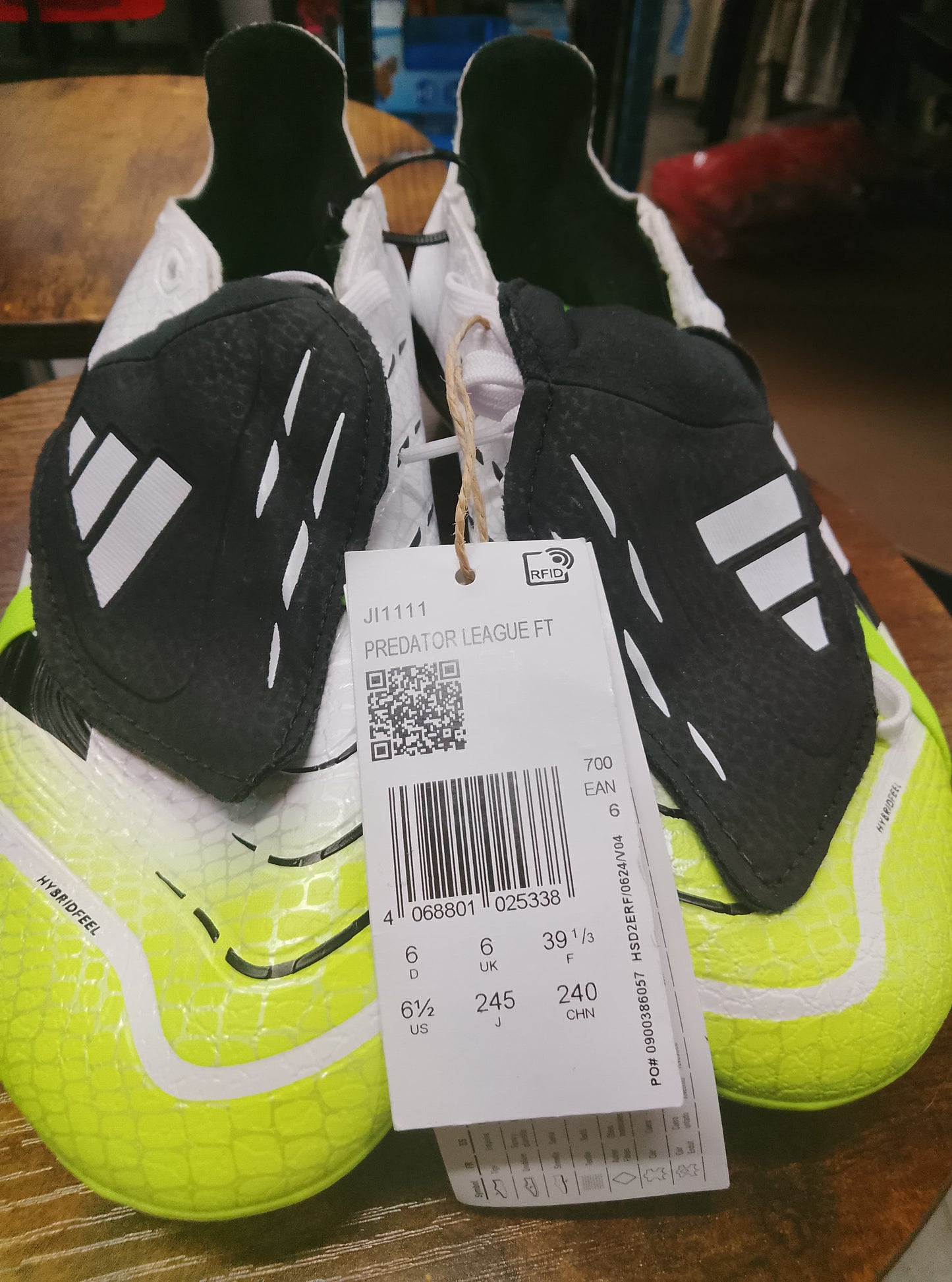 Adidas Predator League FT FG/MG Football Boots Size 6