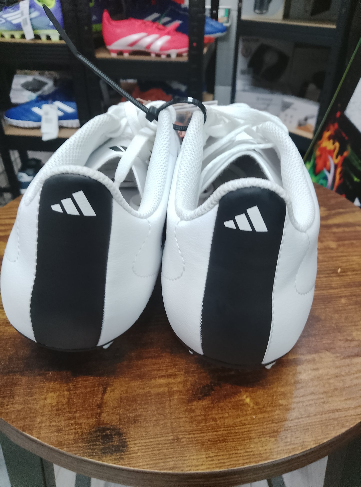 Goletto VIII FG Black and White Football Boots