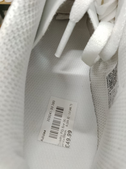 Goletto VIII FG Black and White Football Boots
