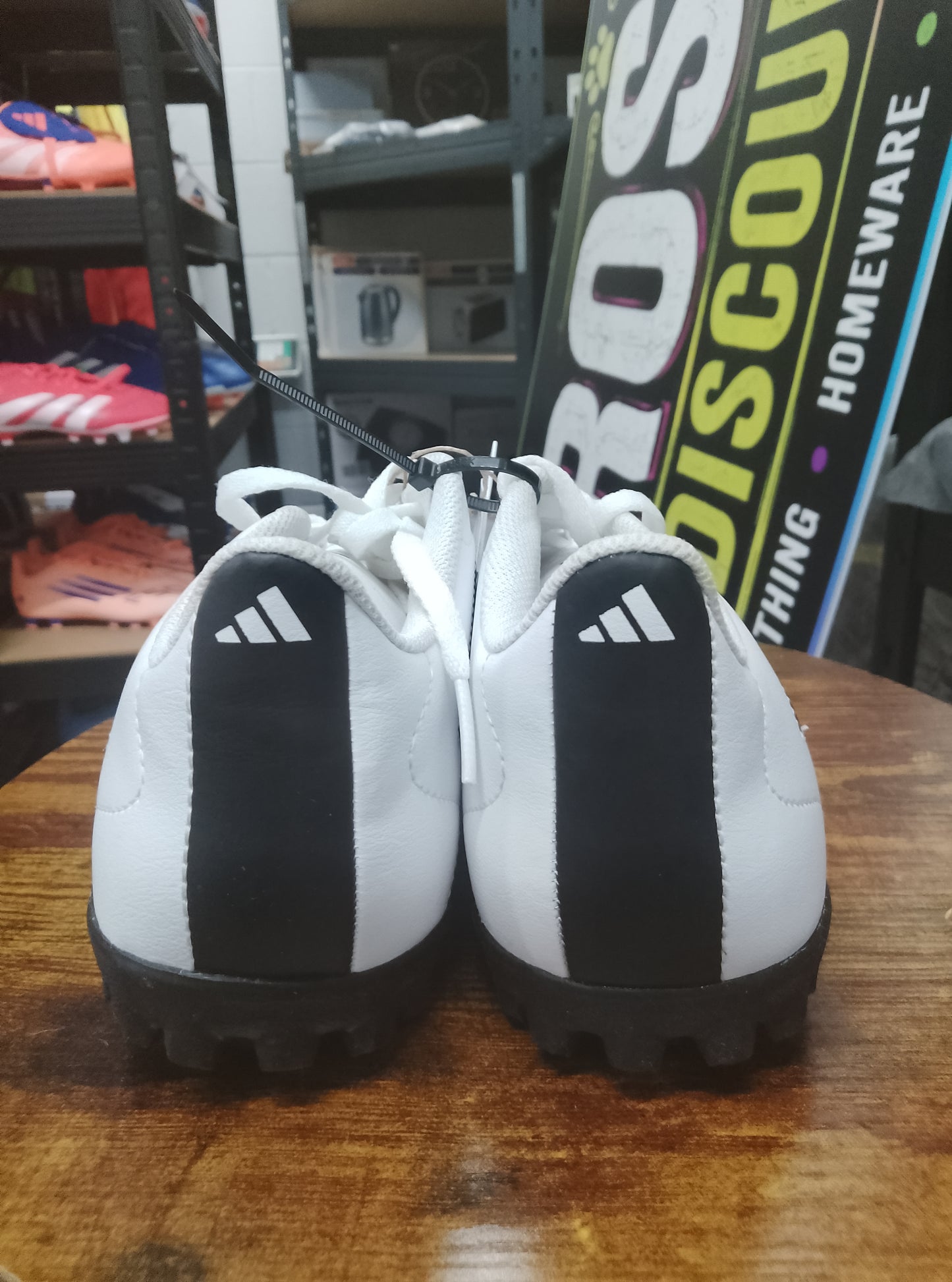 Goletto VIII Black and White Turf Football Boots