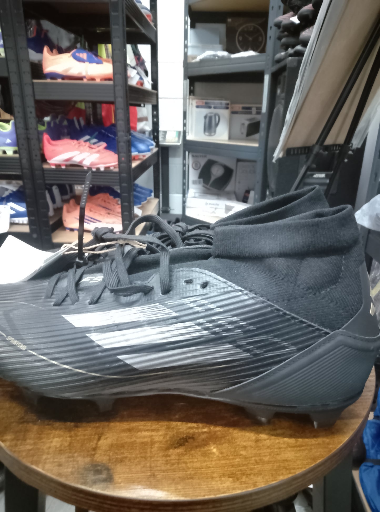 Adidas F50 Black/Gold/Silver League MID FG/M Football Boots