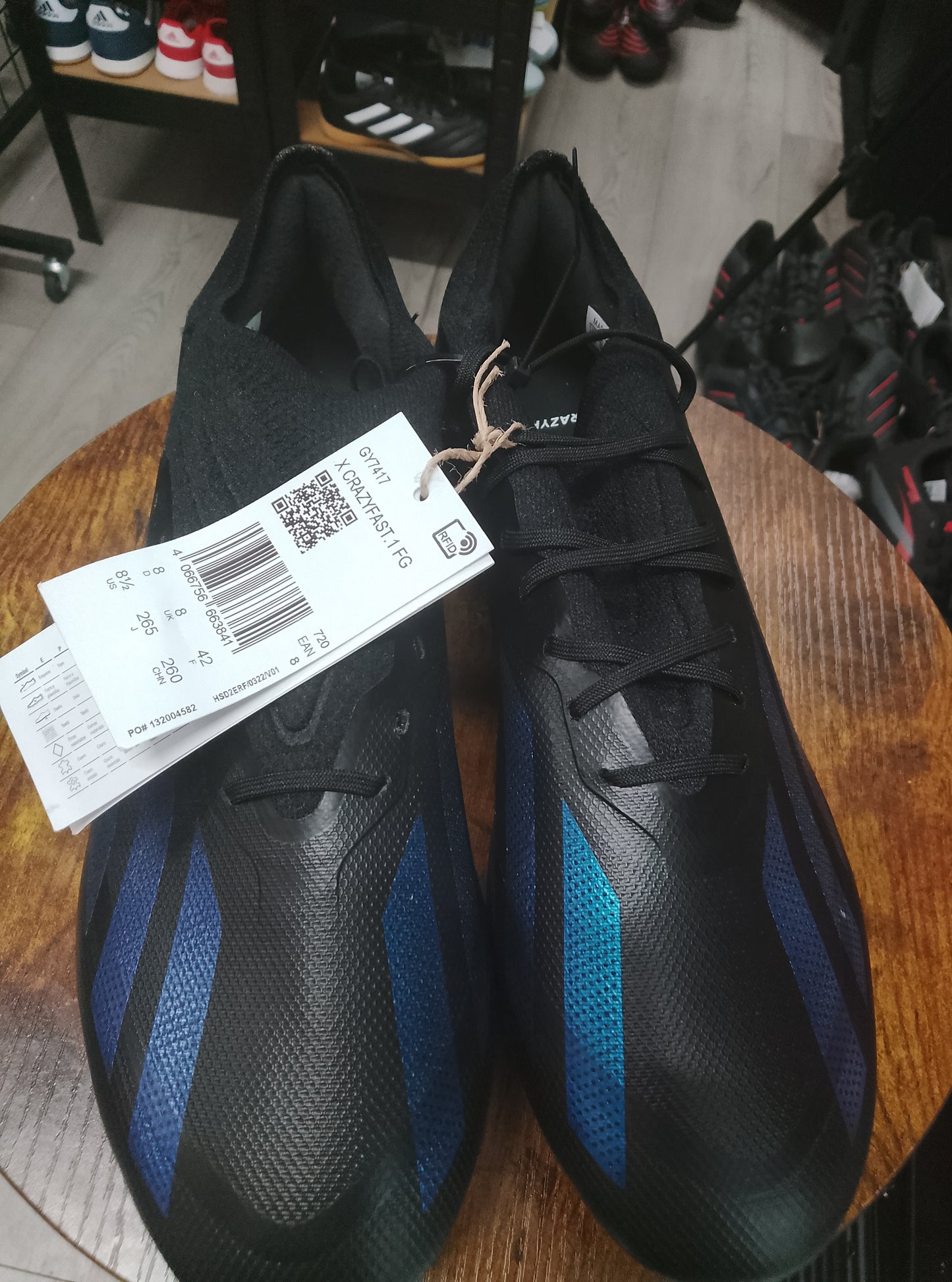 Adidas X Crazyfast 1 FG Size 8 Football Boots