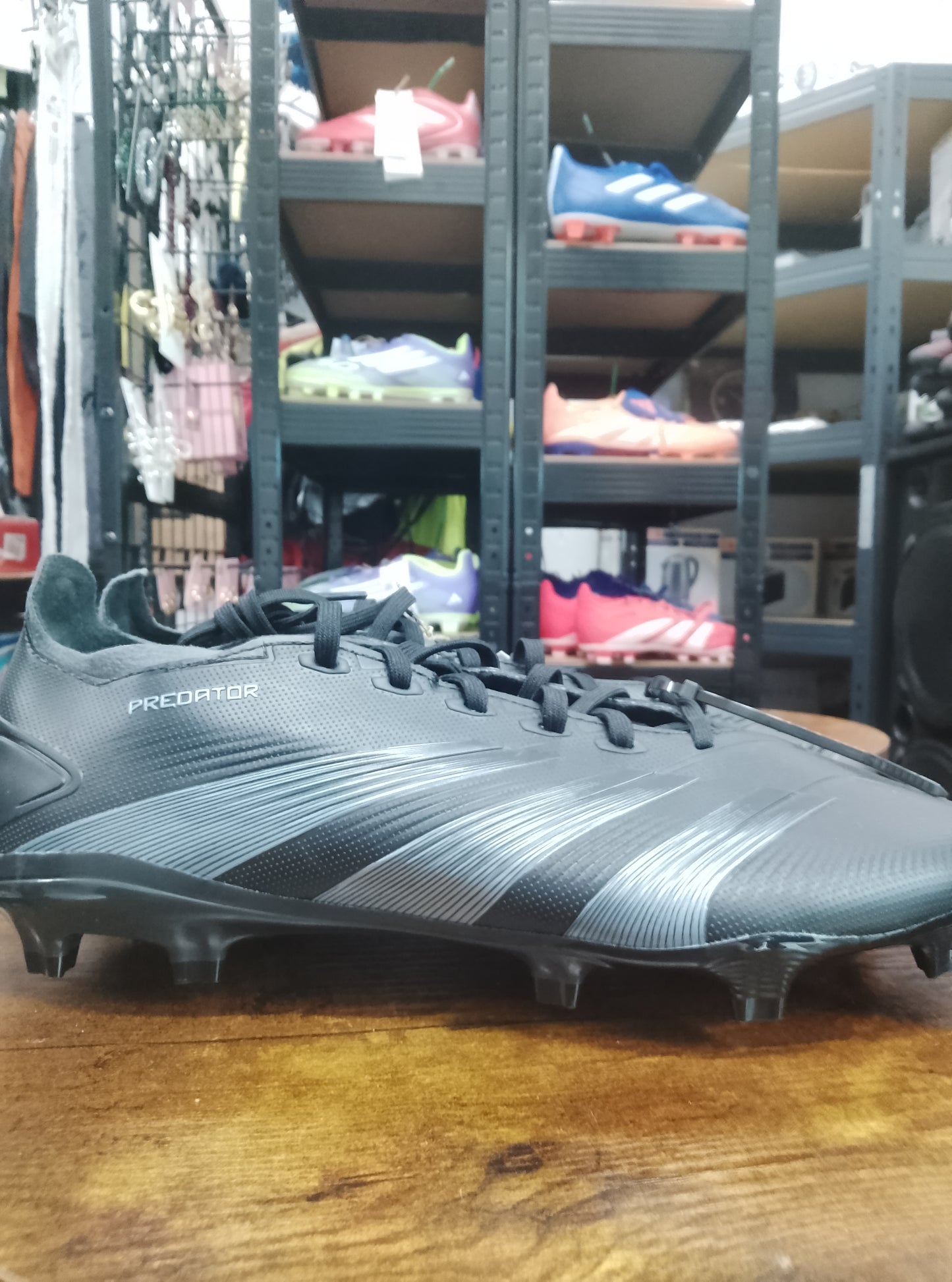 Adidas Predator League Core Black & Carbon Firm Ground Football Boots
