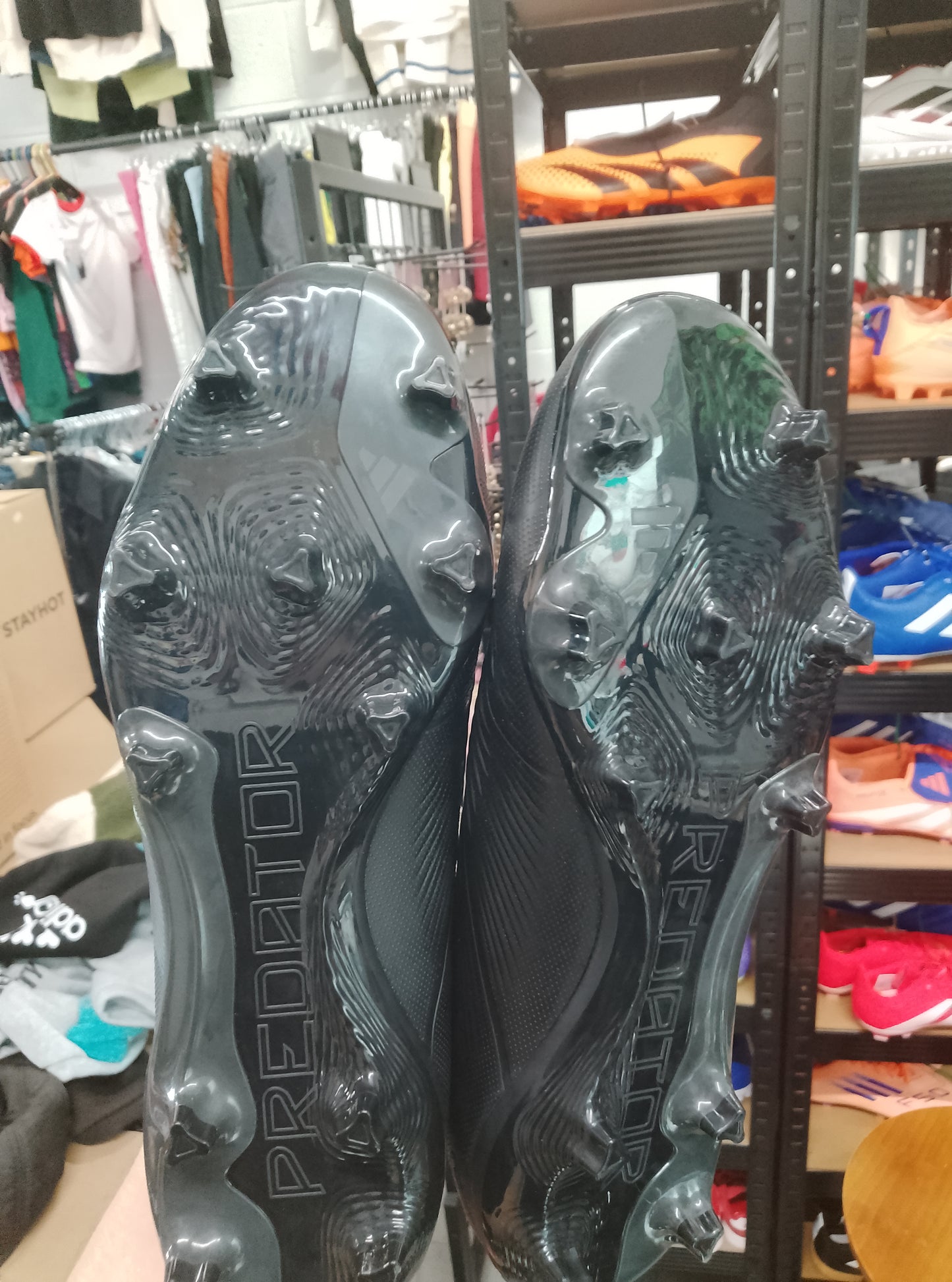 Adidas Predator League Core Black & Carbon Firm Ground Football Boots