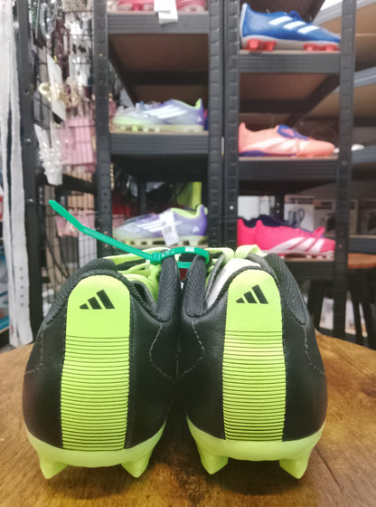 Adidas Goletto VIII Black/Green Firm Ground Junior Football Boots
