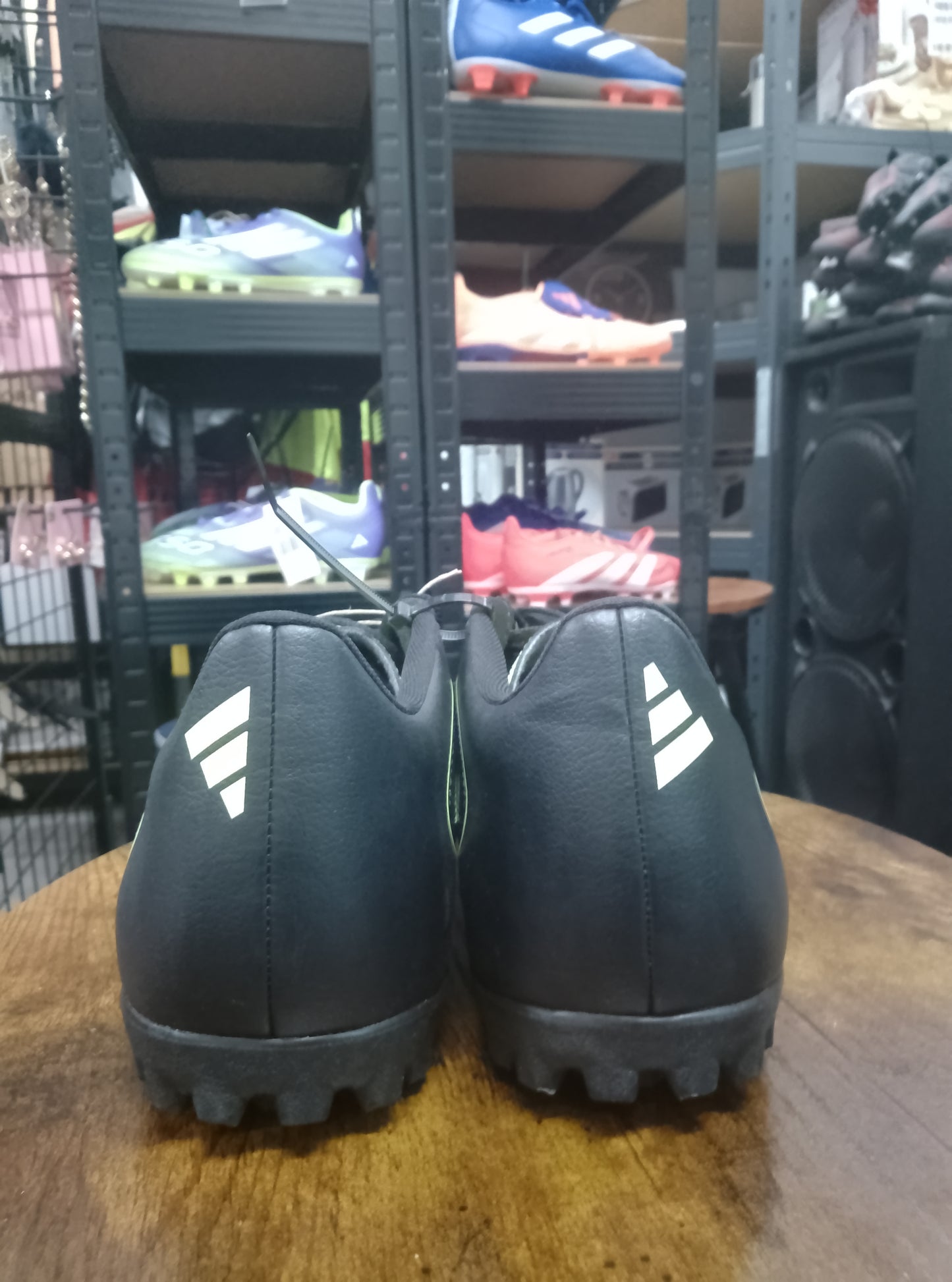Adidas Goletto IX  Black/Green Turf Football Boots