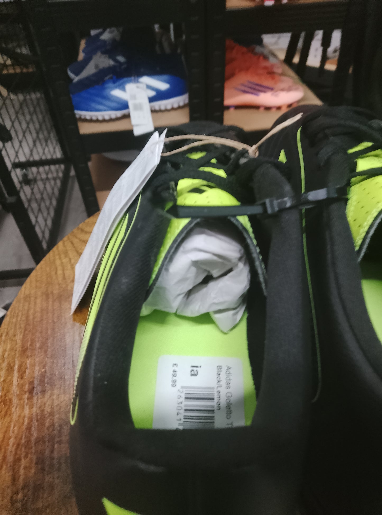 Adidas Goletto IX  Black/Green Turf Football Boots