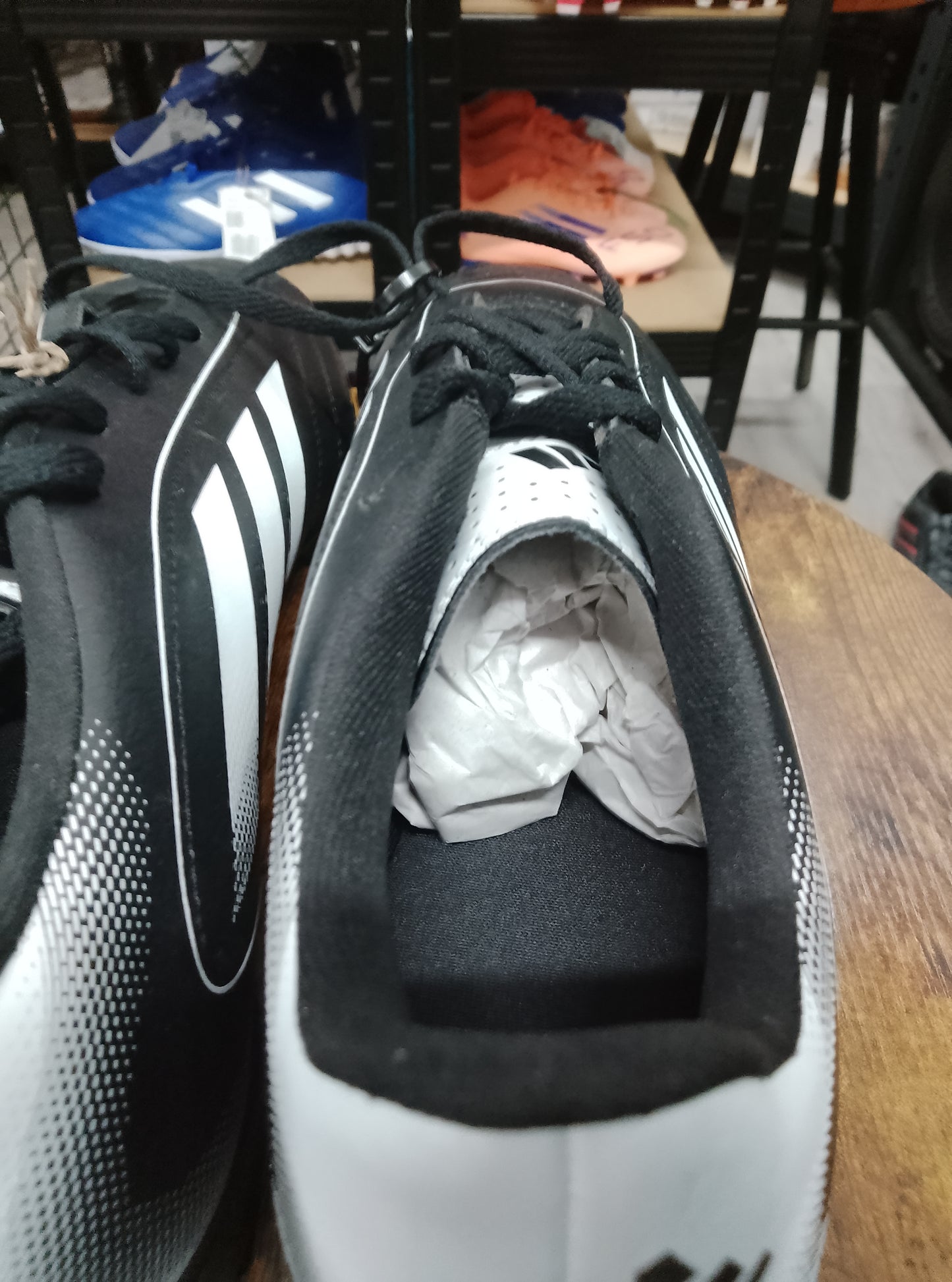Adidas Goletto IX Black/White Turf Football Shoes