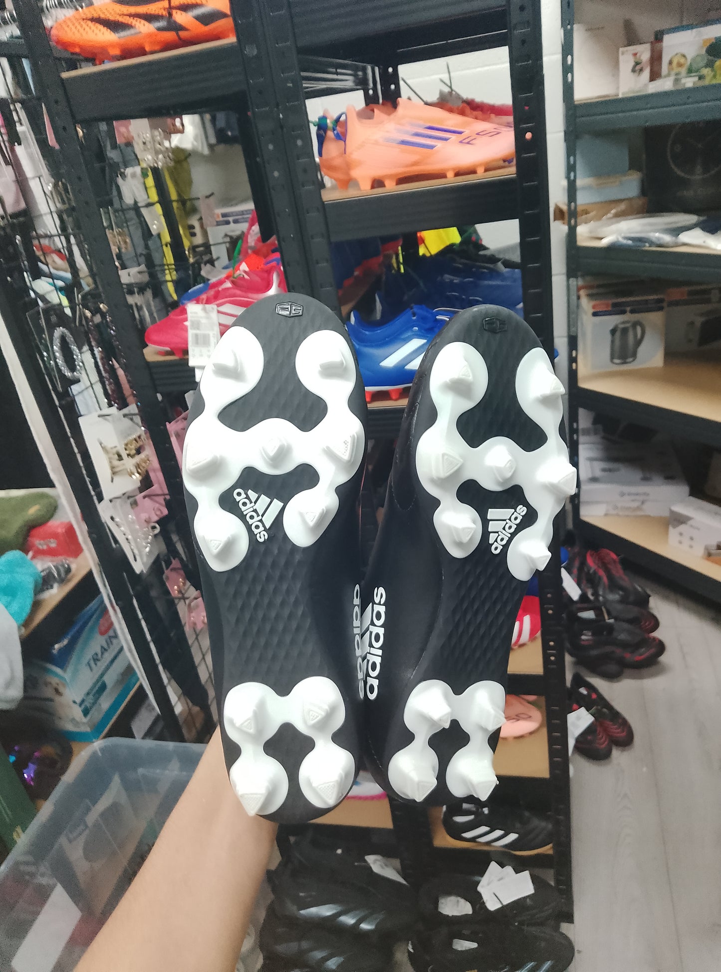 Adidas Goletto VIII FG Black / White Football Boots