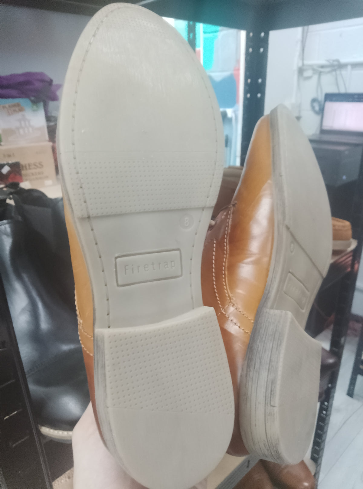 Firetrap Dark Tan Casca Boots
