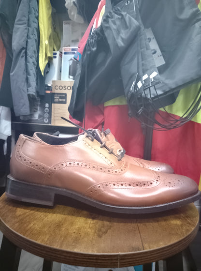 Firetraps Tan Leather Brogues