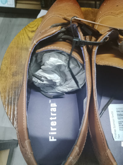 Firetraps Tan Leather Brogues