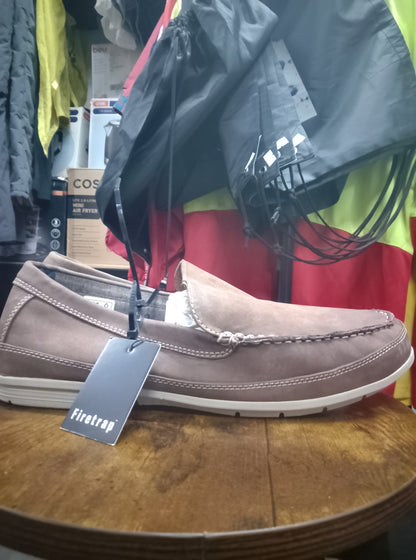 Firetrap Hutton Brown Slip On Loafers Size 10 UK