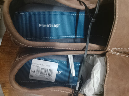 Firetrap Hutton Brown Slip On Loafers Size 10 UK