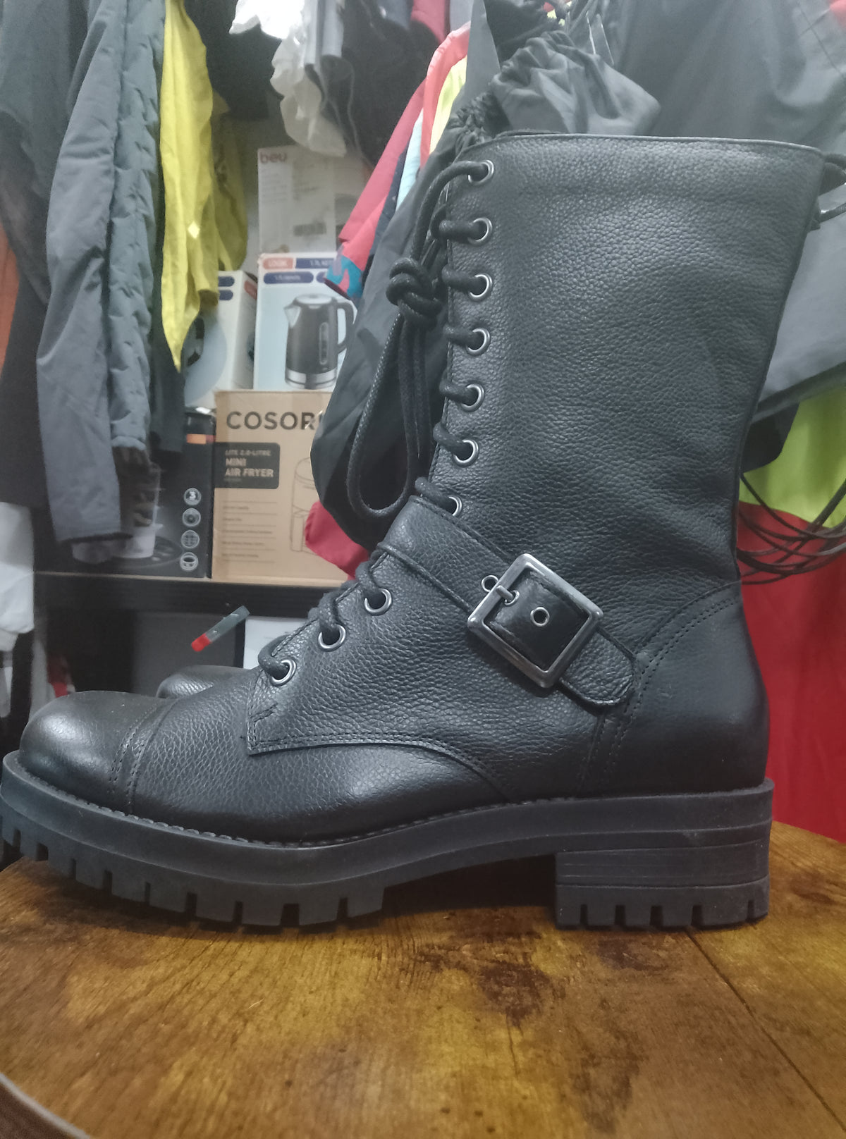 Firetrap Hatti Leather Biker Boots