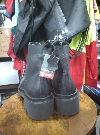 Firetrap Chunky Black Chelsea Boots Size 7