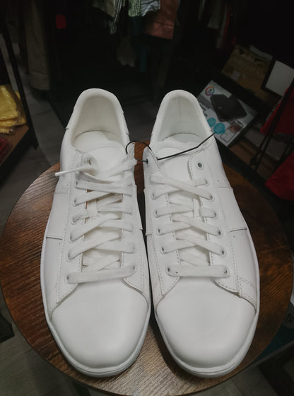 Firetrap Bouverie Low-Top White Trainers Size 8
