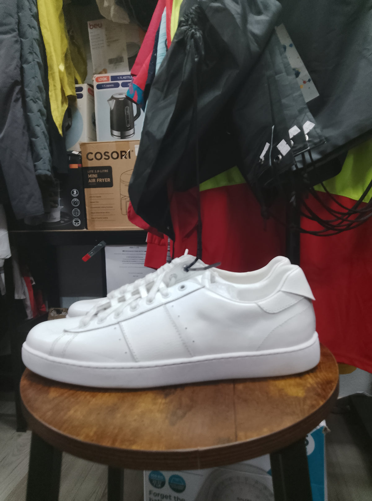 Firetrap Bouverie Low-Top White Trainers Size 8