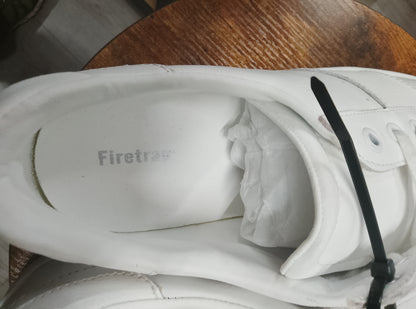 Firetrap Bouverie Low-Top White Trainers Size 8