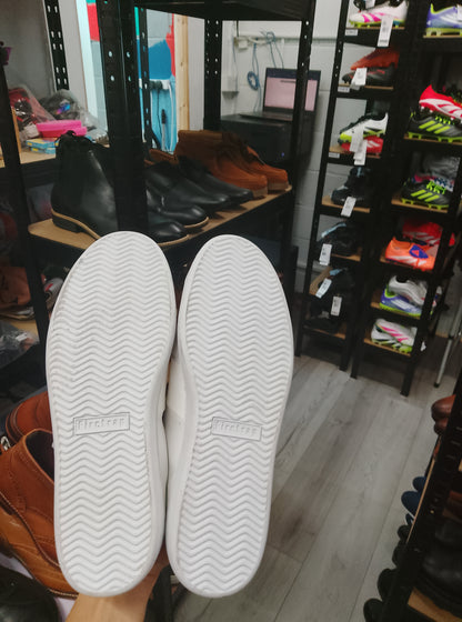 Firetrap Bouverie Low-Top White Trainers Size 8