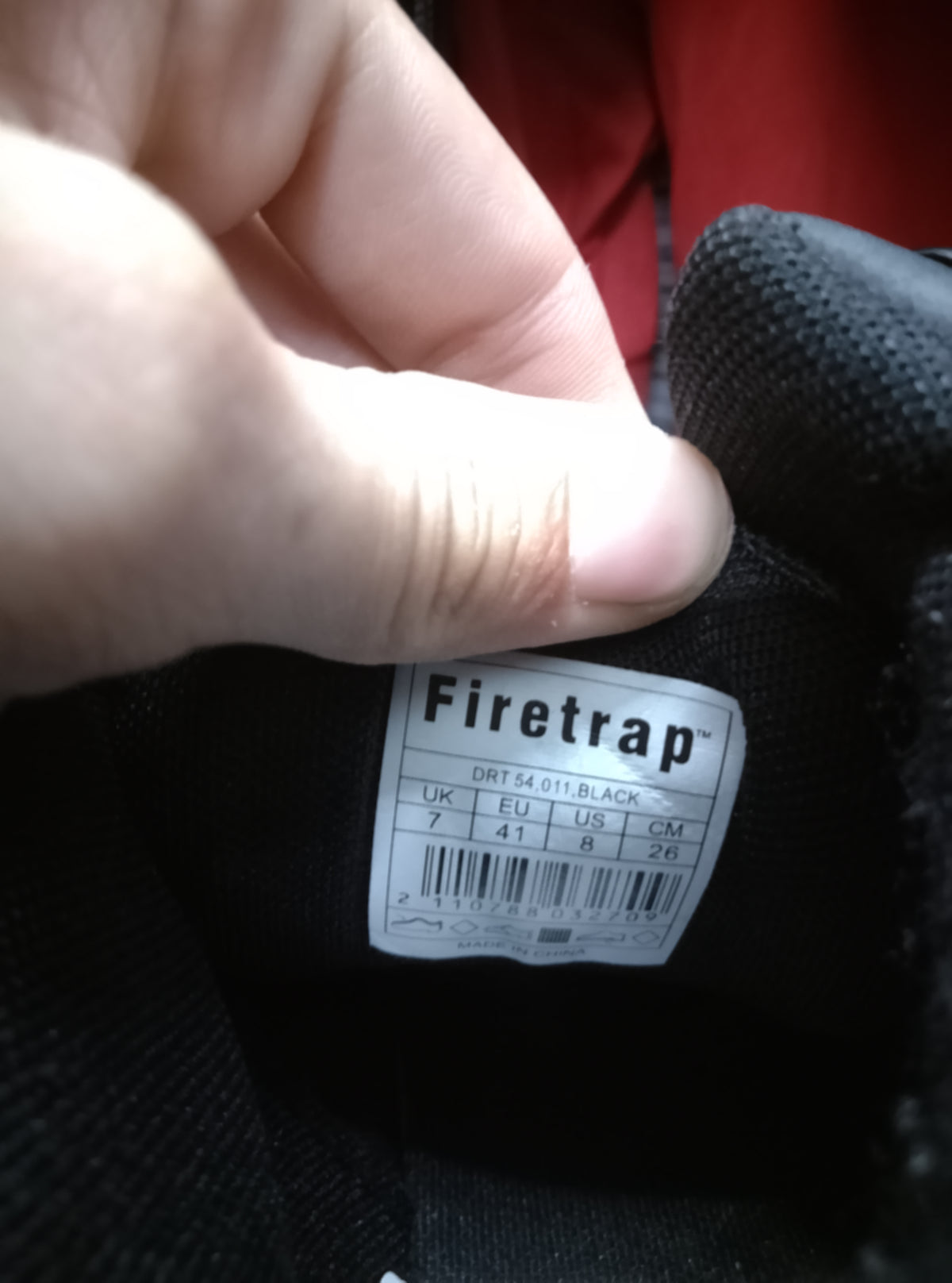 Firetrap Men's Hiker Rugged Boots Size 7