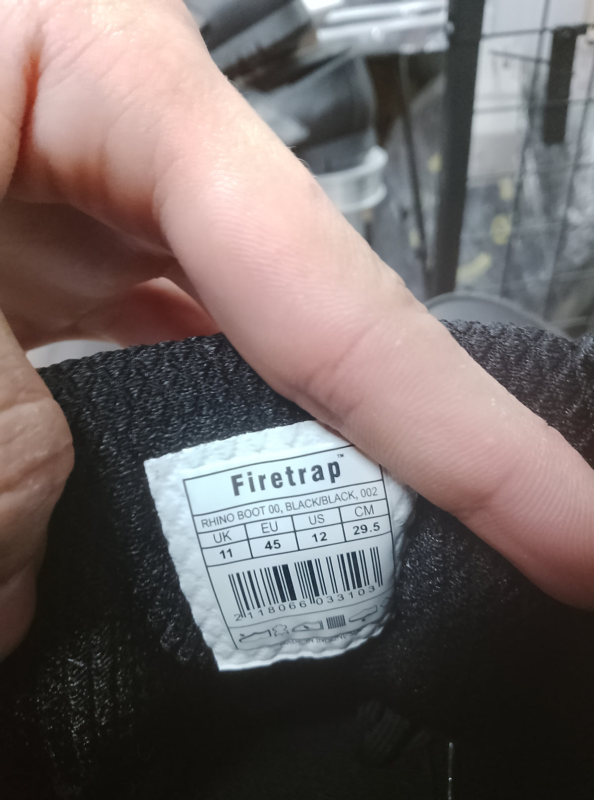 Firetrap Black Rhino Boots