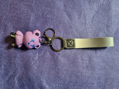 X X DEAD BEAR KEYCHAIN