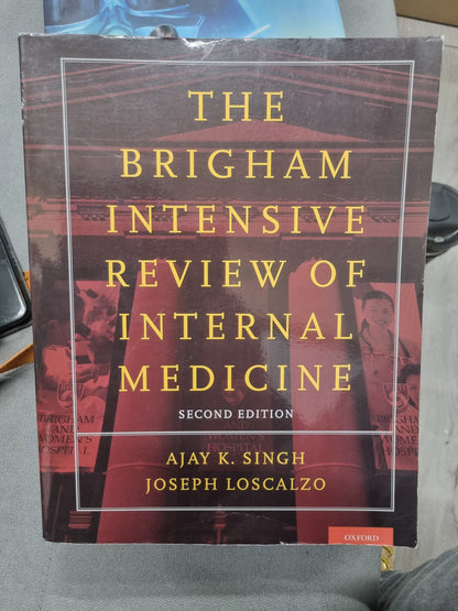 THE BRIGHAM INTENSIVE REVIEW OF INTERNAL MEDICINE - Second edition