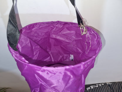 2 x kids purple led light lanterns