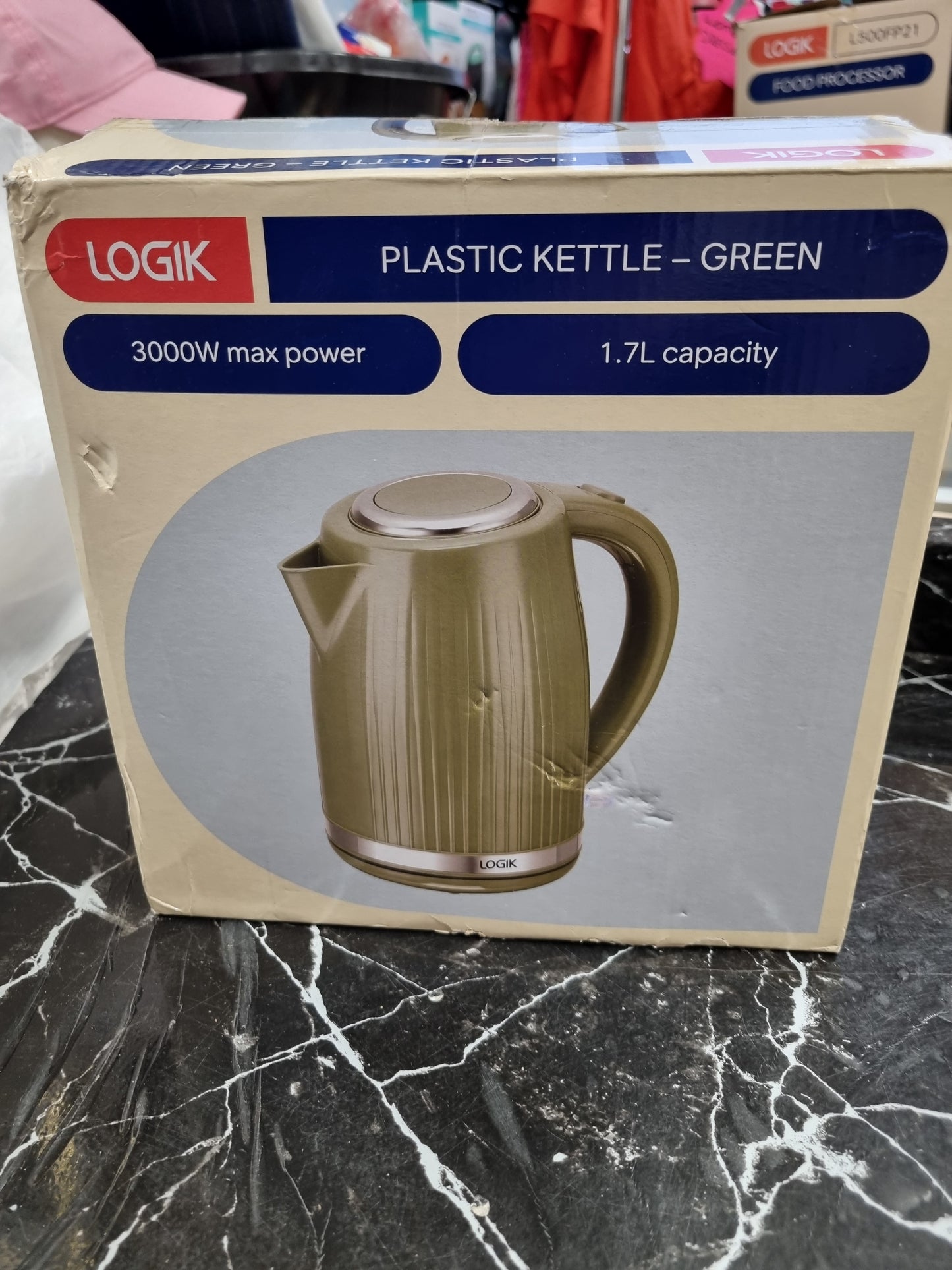 LOGIK - PLASTIC KETTLE - VARIOUS COLORS