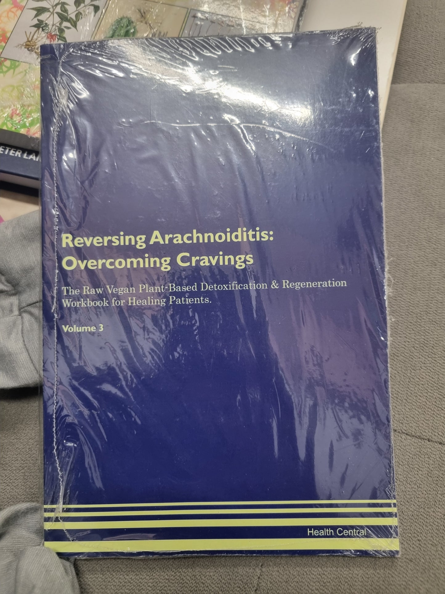 REVERSING ARACHNOIDITIS - OVER COMING CRAVINGS - the raw vegan plant based detoxicification & regeneration work book for healing patients - vol 3