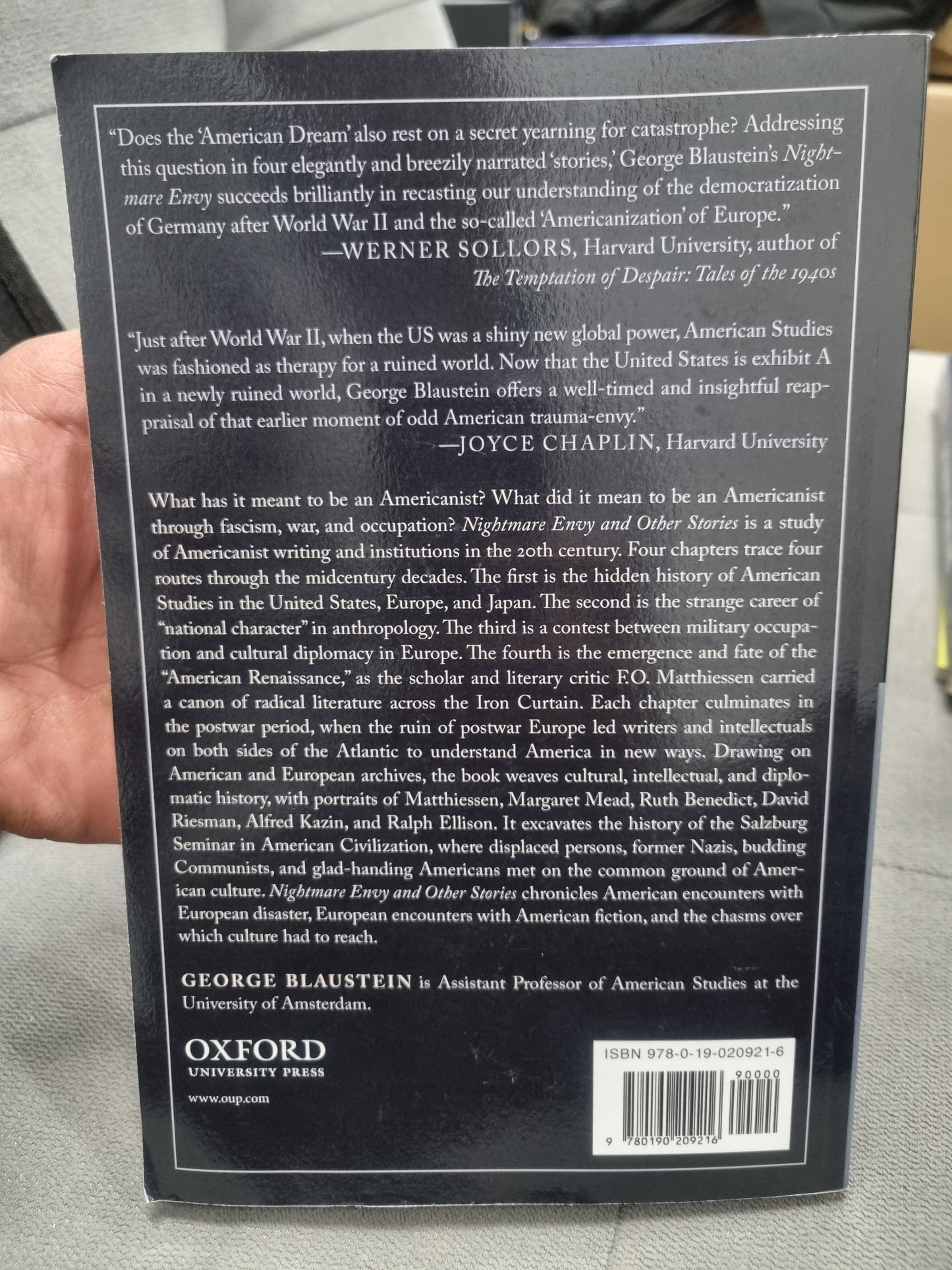 NIGHTMARE ENVY & OTHER STORIES - American culture and european reconstructions by george blaustein