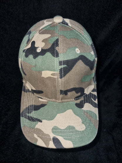 Children's camo baseball cap