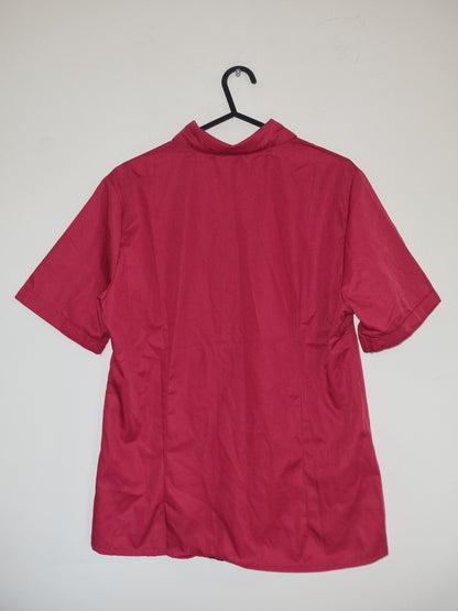 Women's small red polo shirt