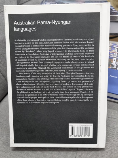 AUSTRAILIAN PAMA-NYUNGAN LANGUAGES - lineages of early discription - by clara stockigt