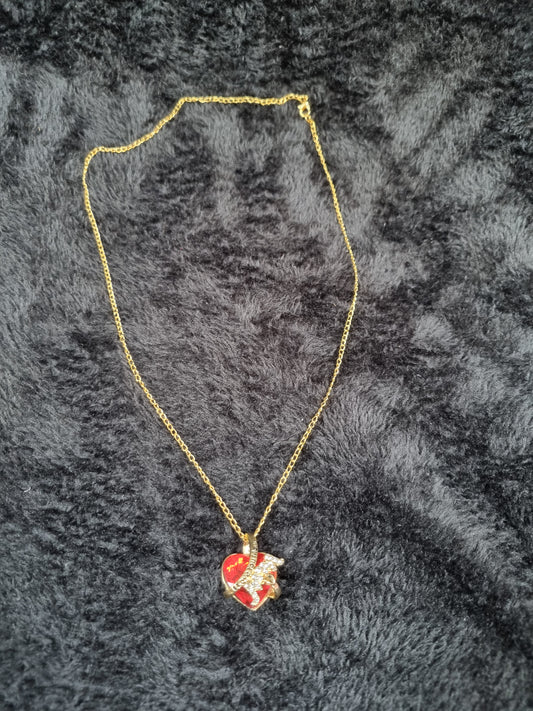 I LOVE MOM pendant