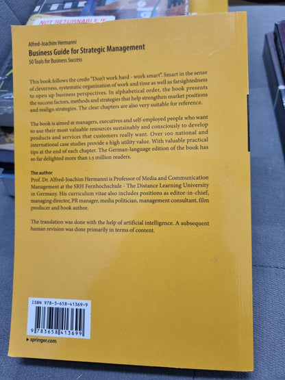 BUSINESS GUIDE FOR STRATEGIC MANAGEMENT - 50 tools for business success by alfred joachim hermanni