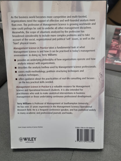 MANAGEMENT SCIENCE IN PRACTICE by terry williams