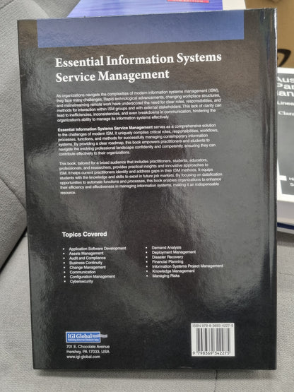 ESSENTIAL INFORMATION SYSTEMS SERVICE MANAGEMENT - by rahul k. patel
